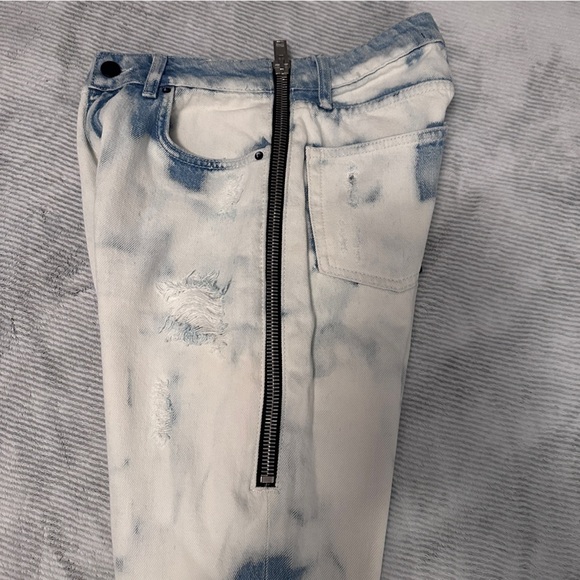 NWT Alexander Wang High Rise Straight Leg Cropped Denim Size 26 - Picture 8 of 13